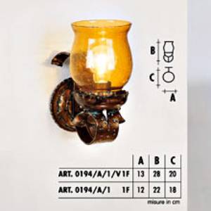 Настенный светильник  Longobard TOLEDO 0194/A/1 1F