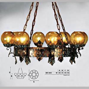 Подвесной светильник  Longobard TOLEDO 0455 8F