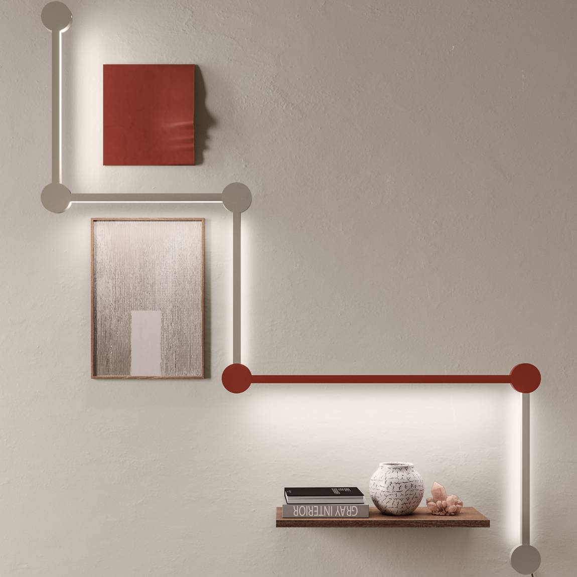 Настенный/потолочный светильник Axolight Poses