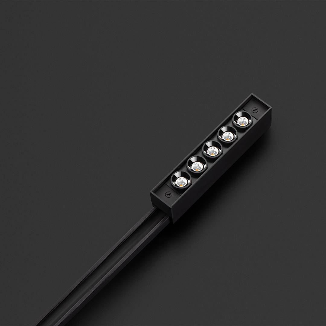 Трековый потолочный светильник Arkoslight BLACK FOSTER MICRO 24V