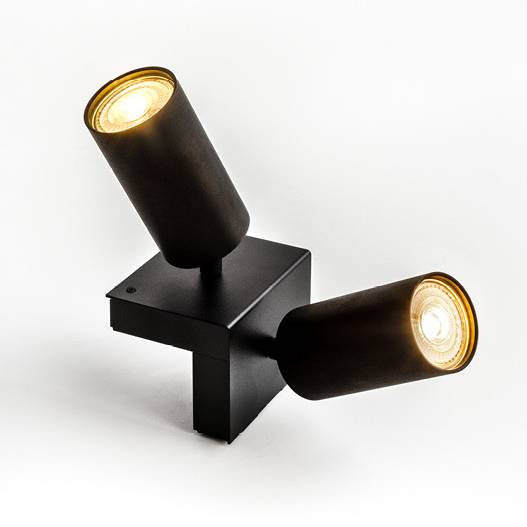 Потолочный угловой светильник DARK TORNER GU10 DUO