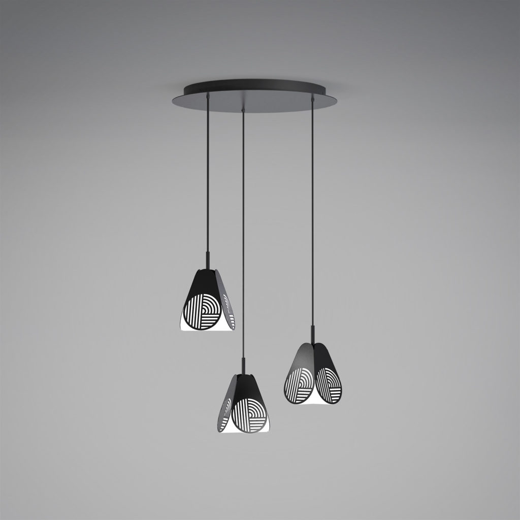 Потолочный/подвесной светильник OBLURE Notic Triplette