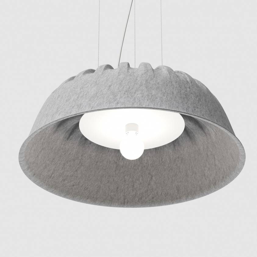 Подвесной светильник De Vorm Fost Bulb PET Felt Acoustic