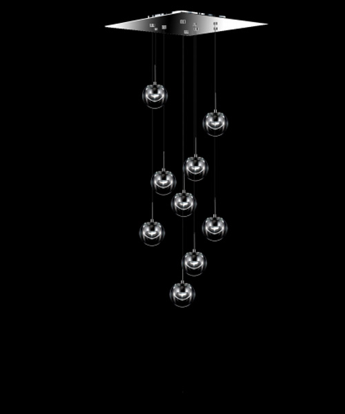 Подвесной светильник Kundalini DEW 9 SQUARE