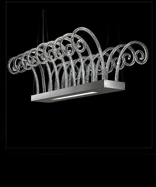 Подвесной светильник Barovier&Toso Quark 7136