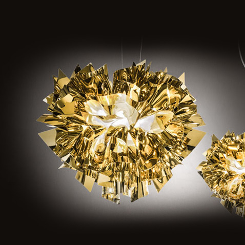 Подвесной светильник Slamp Veli Suspension Gold L