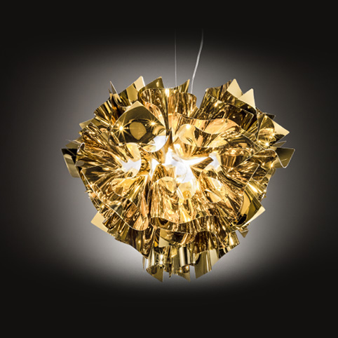 Подвесной светильник Slamp Veli Suspension Gold M