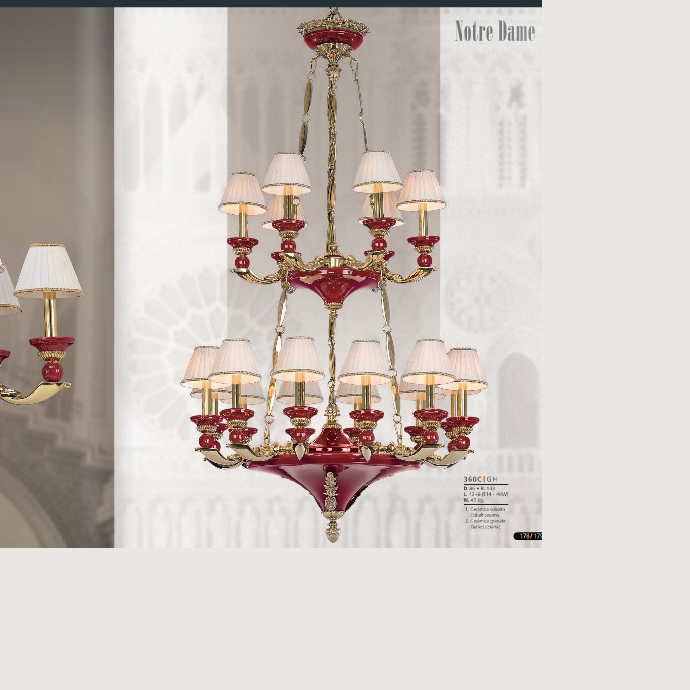 Люстра Riperlamp Notre Dame 360 C GH