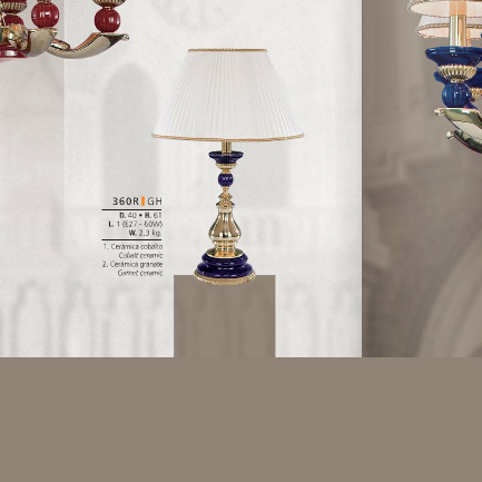 Настольная лампа Riperlamp Notre Dame 360 R GH