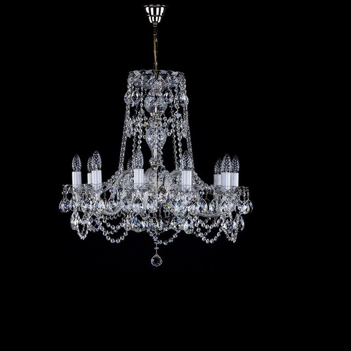 Люстра ArtGlass DONATELA X. nickel