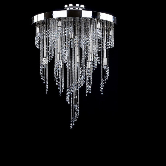 Люстра ArtGlass ERIN nickel