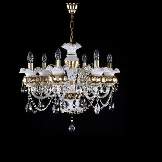 Люстра ArtGlass ESMERALDA VI. white