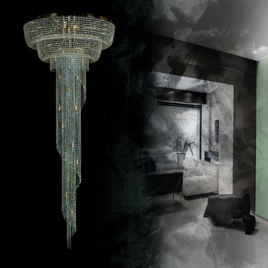 Люстра ArtGlass SPIRAL COLUMN