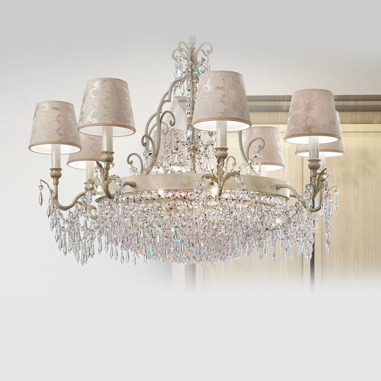 Люстра MASIERO (Emme Pi Light) GLASSE 4010 8+4