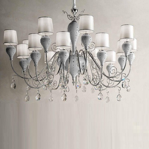 Люстра Masiero Luxury Grace white / black 16