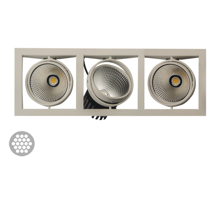 Встраиваемый в потолок светильник Halla GATU 21-001F-30GGE/840, W