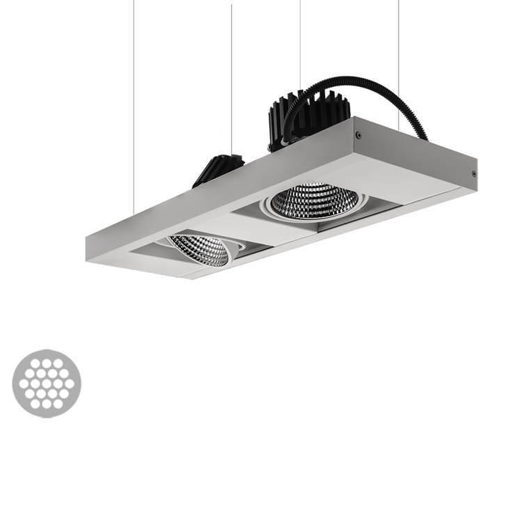 Подвесной светильник Halla MOZA 24-506S-20GDE/840, S