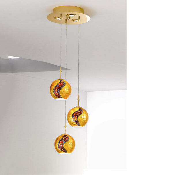 Подвесной светильник Kolarz Luna Kiss 0392.33+3.3.