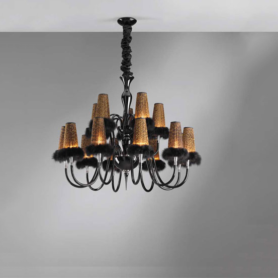 Люстра Carlesso Honey PLUMES S10