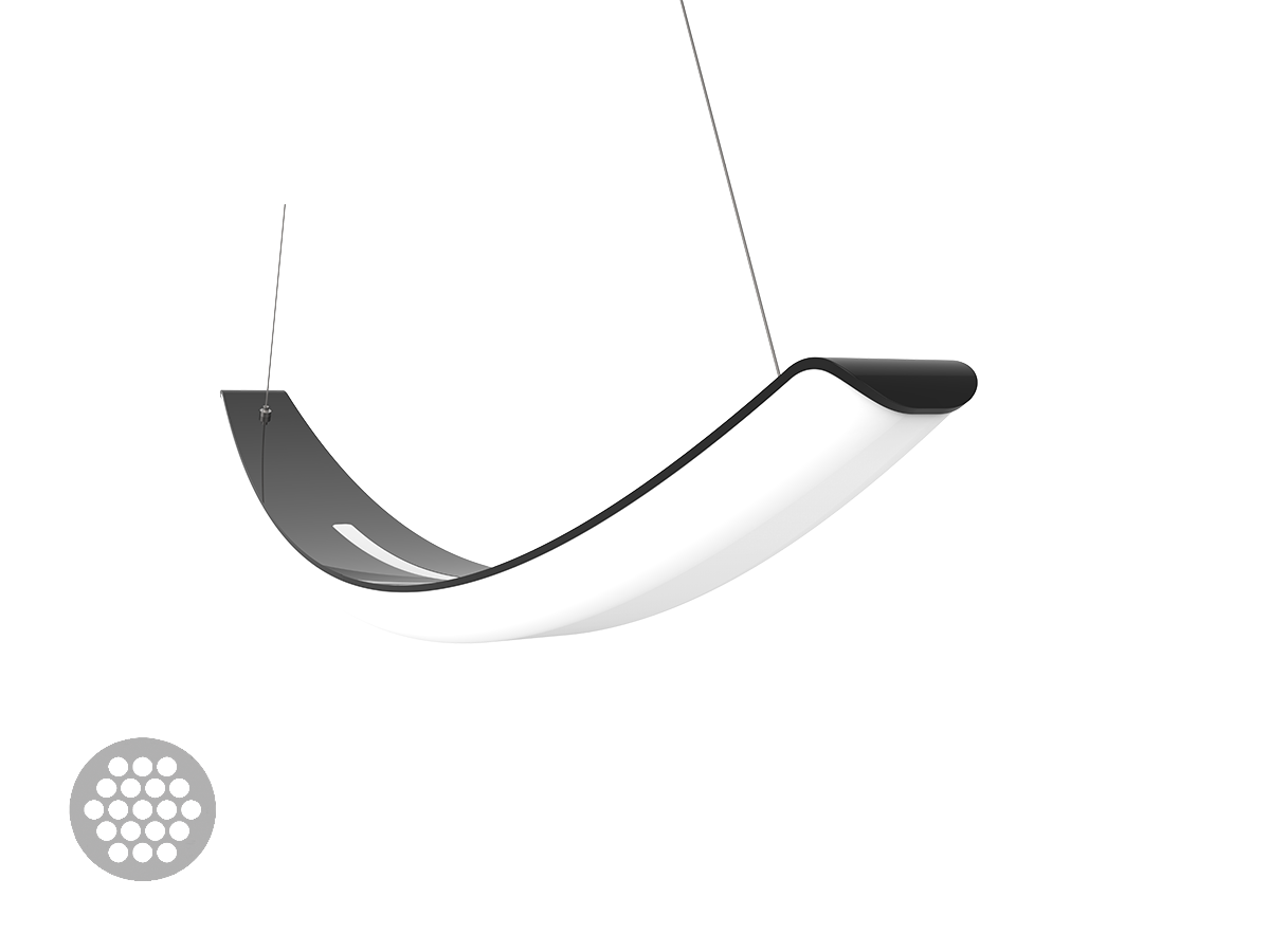 Подвесной светильник Halla BENT 112-501K-10GHE/840 S