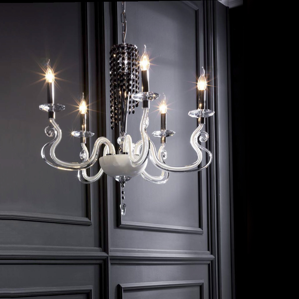Люстра Ciciriello Lampadari Blanca Lampadario 5 luci