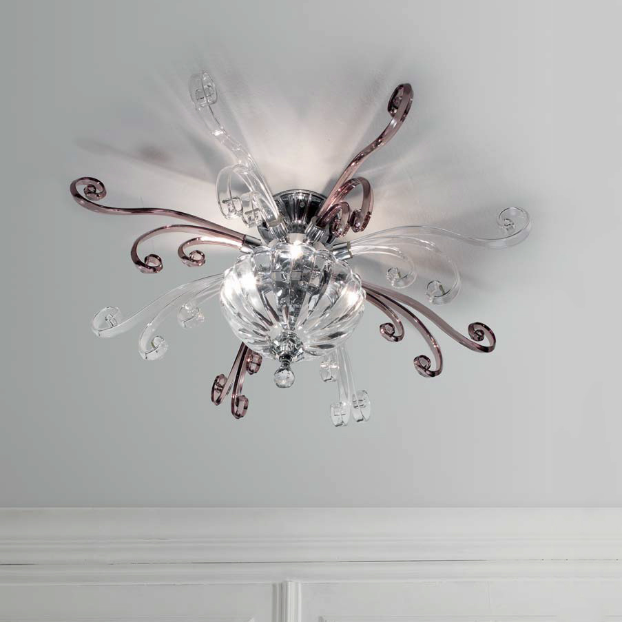 Потолочный светильник Ciciriello Lampadari Greta plafoniera 4 luci