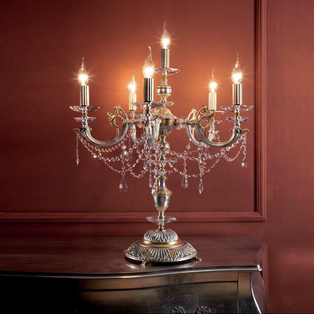 Настольная лампа Ciciriello Lampadari Sonia lampada 5+1 luci