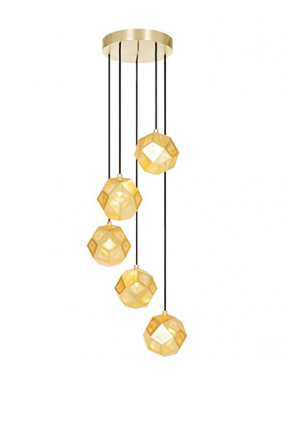 Подвесной светильник Tom Dixon Etch Mini Chandelier
