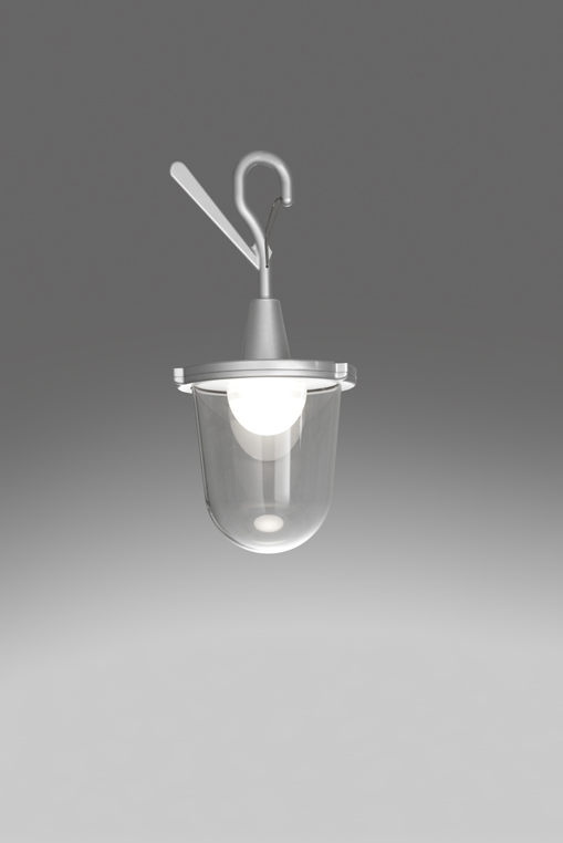 Подвесной светильник Artemide outdoor Tolomeo Lampione Outdoor Hook