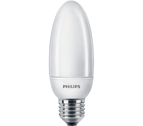 Люминесцентная лампа Philips Softone Candle 12W WW E27 220-240V 1PF/6