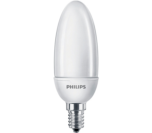 Люминесцентная лампа Philips Softone Candle 8W WW E14 220-240V 1PF/6