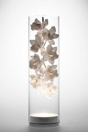 Настольная лампа Jeremy Cole Cymbidium Glass Vessel