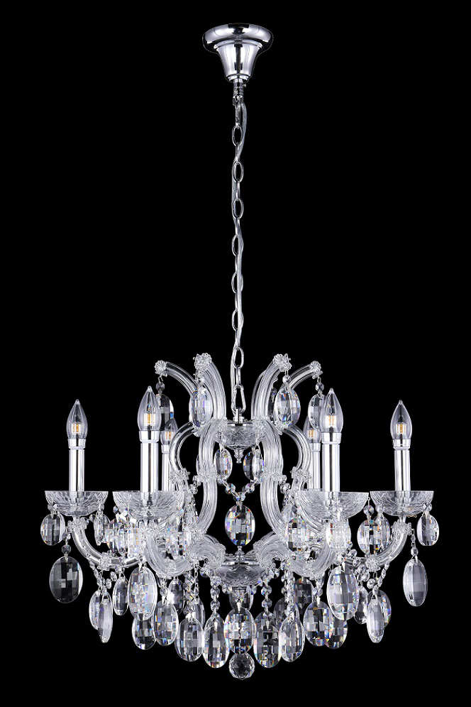 Люстра Crystal Lux HOLLYWOOD SP6 CHROME