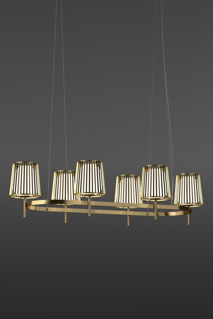 Подвесной светильник Quasar Julia oval suspension