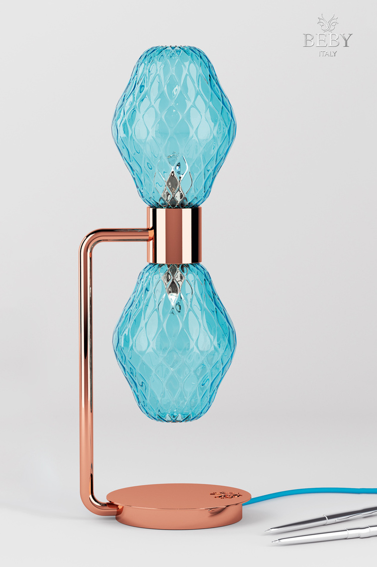 Настольная лампа Beby Italy Peonia 7701L01