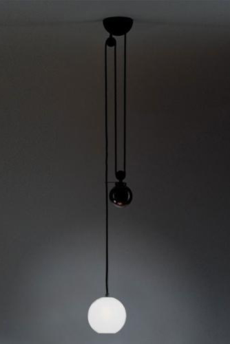 Подвесной светильник Artemide Aggregato saliscendi Ø250 sfera