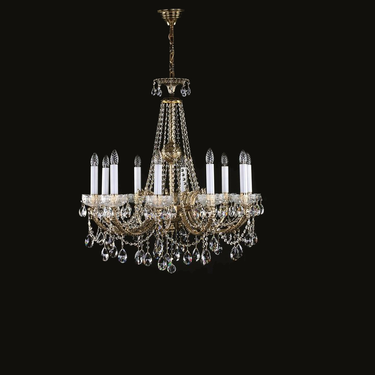Люстра ArtGlass CR 0006-06-30 nickel antique 8006