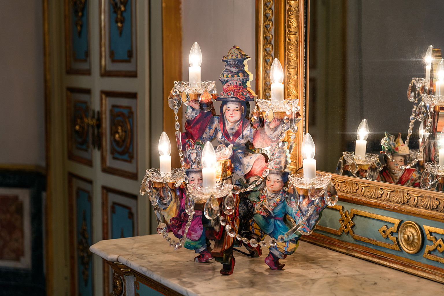 Настольная лампа Lasvit Omnia Vincit Amor Table lamp I