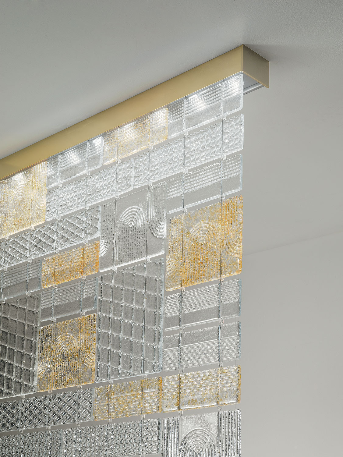 Подвесной светильник Fabbian Laminis LED STRIP - 1 GLASS WALL