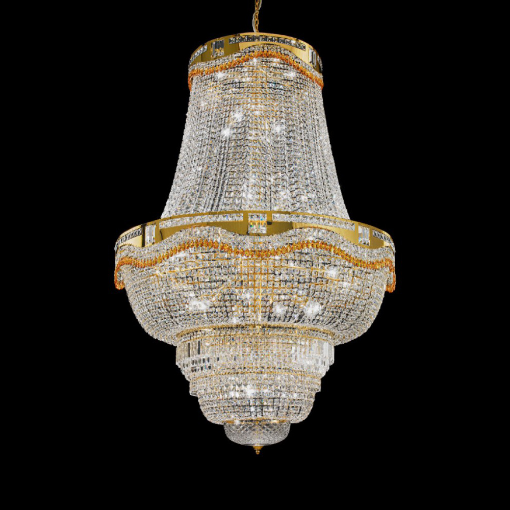 Люстра OR ILLUMINAZIONE 480/90 ASF AMBRA