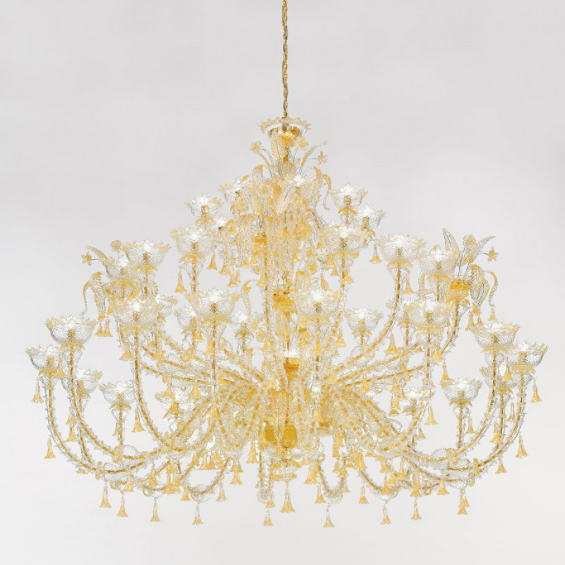 Люстра OR ILLUMINAZIONE 1018 CRISTALLO DECORO ORO