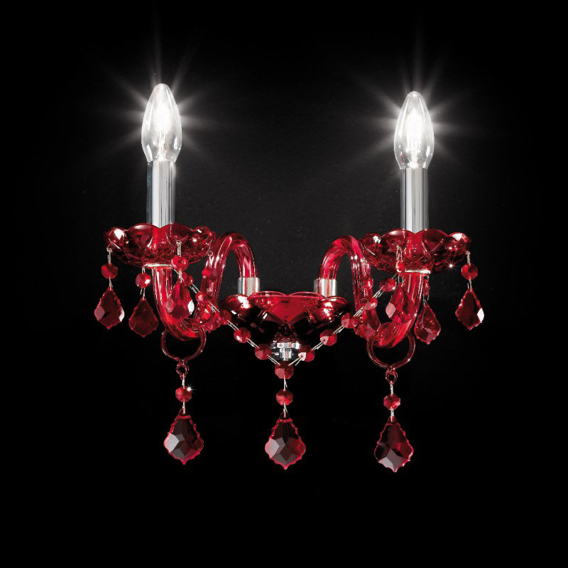 Бра OR ILLUMINAZIONE 454/A2 TC CR ROSSO