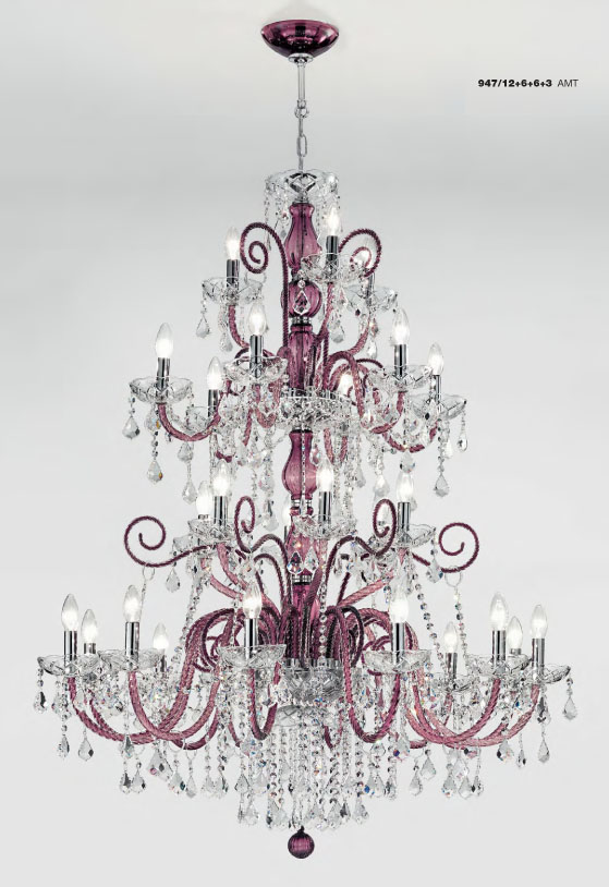 Люстра Sylcom 947/12+6+6+3