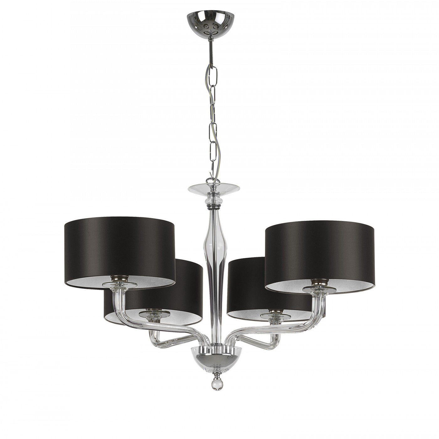 Подвесной светильник HEATHFIELD Czarina Clear Crystal 4 Arm