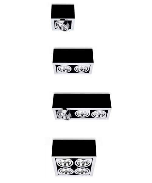 Встраиваемый в потолок светильник Vibia Corner аксессуары 9030-9033, 9035