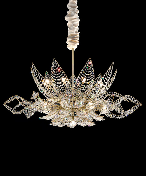 Подвесной светильник IDL Ninfea 436/18+1 oro