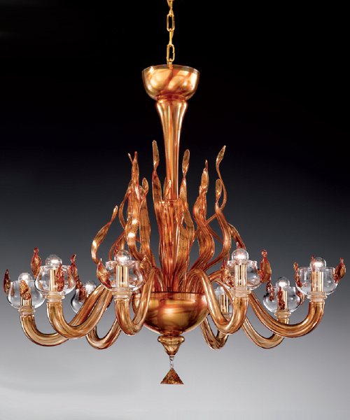 Люстра De Majo FUOCO K8