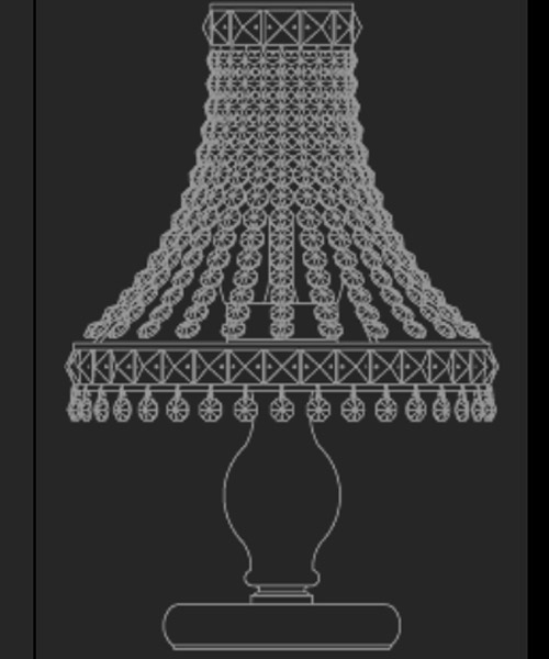 Настольная лампа Voltolina Tavolo Beethoven 2L