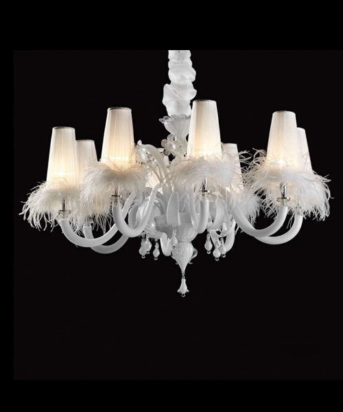 Люстра Carlesso Blanche S8