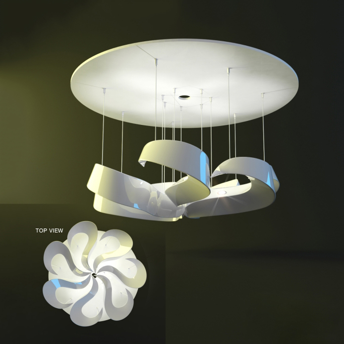 Подвесной светильник Cedri Martini FRACTALIA n1